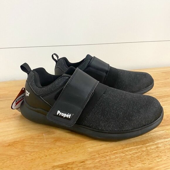 Propet Black Viator Mod Monk Sneakers, Size 11(5E) Extra Wide - Picture 4 of 13